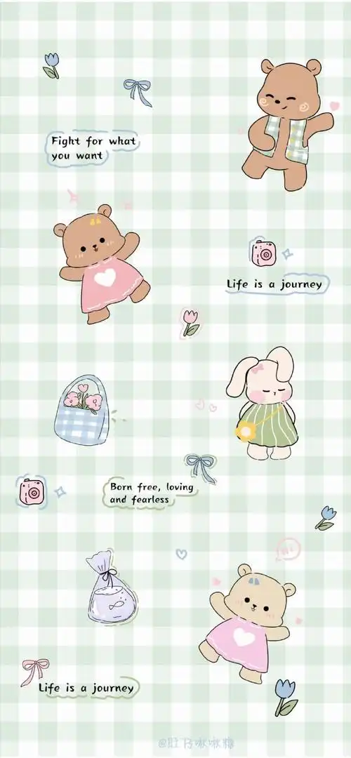 清新壁纸夏日壁纸未授权07商用壁纸超话#格子控##可爱##聊天背景图