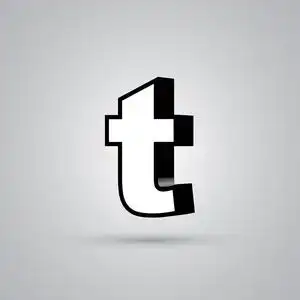 白色三维矢量字母t小写与黑色边框.