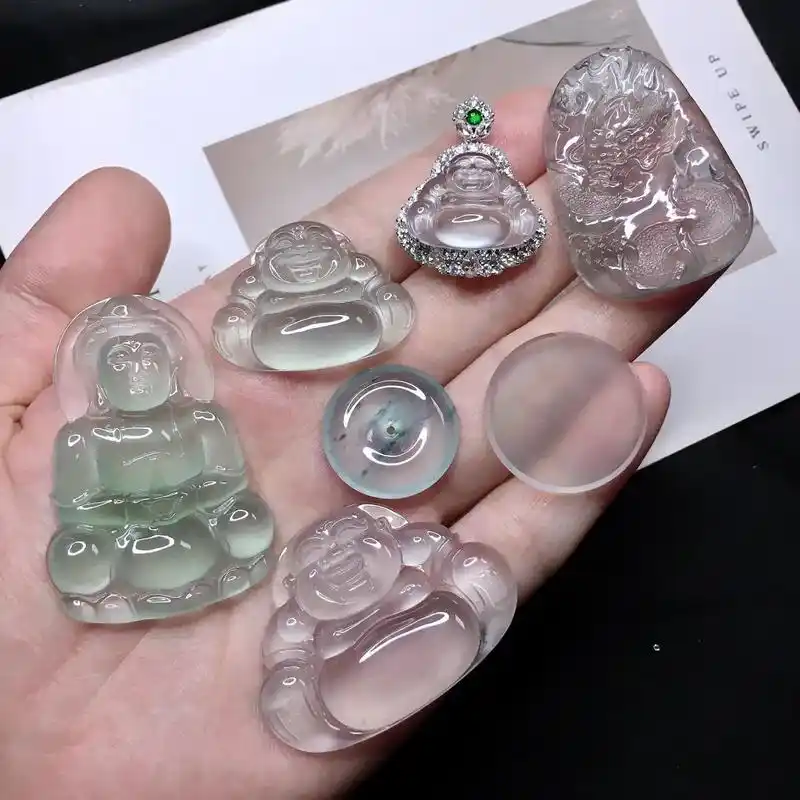 96翡翠合集|男戴观音女戴佛.