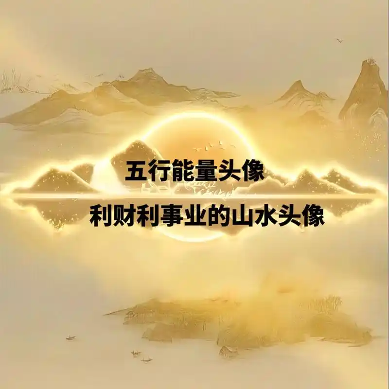 高能量头像.山为靠山 水为财.有山有水 财自来.看看你的五行 - 抖音