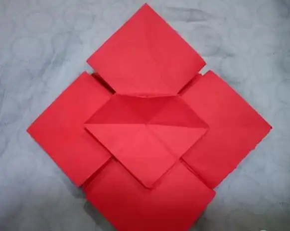 烧纸莲花盆的叠法视频