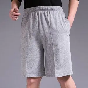 中年运动短裤男夏季薄款宽松大码中老年爸爸五分裤松紧腰大裤衩子