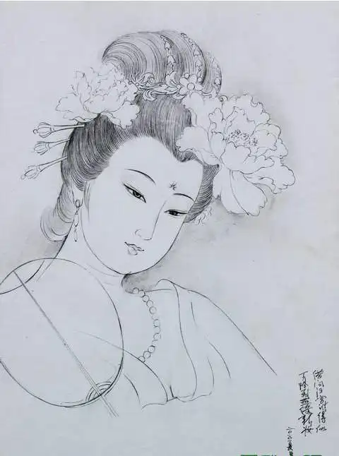 古代皇贵妃简笔画