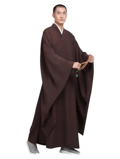 出家人穿的衣服海青居士服麻纱透气夏法会佛教僧服男女同款海清 大