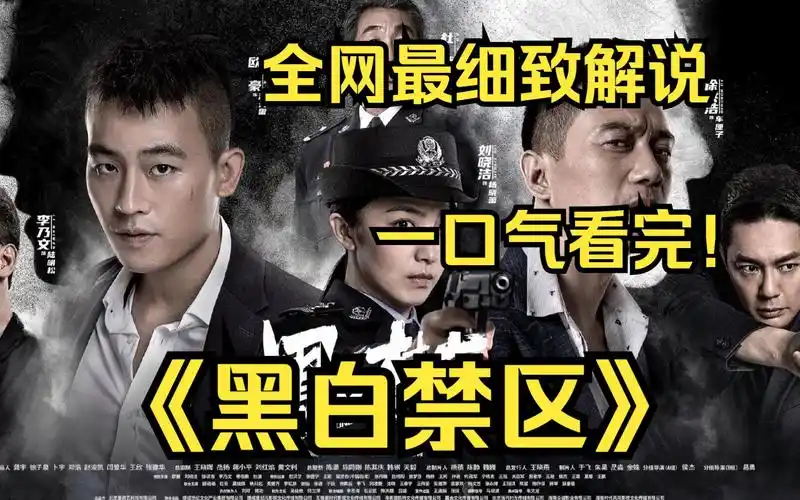 一口气看完4k画质神作《黑白禁区》卧底警察淦天雷长达10余年游走在