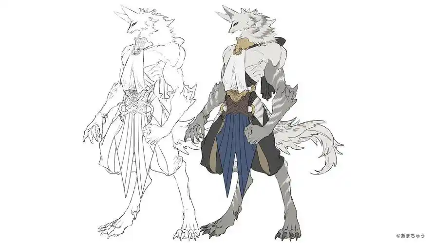 绘画新手怎么画兽设教你帅气狼人兽设画法教程