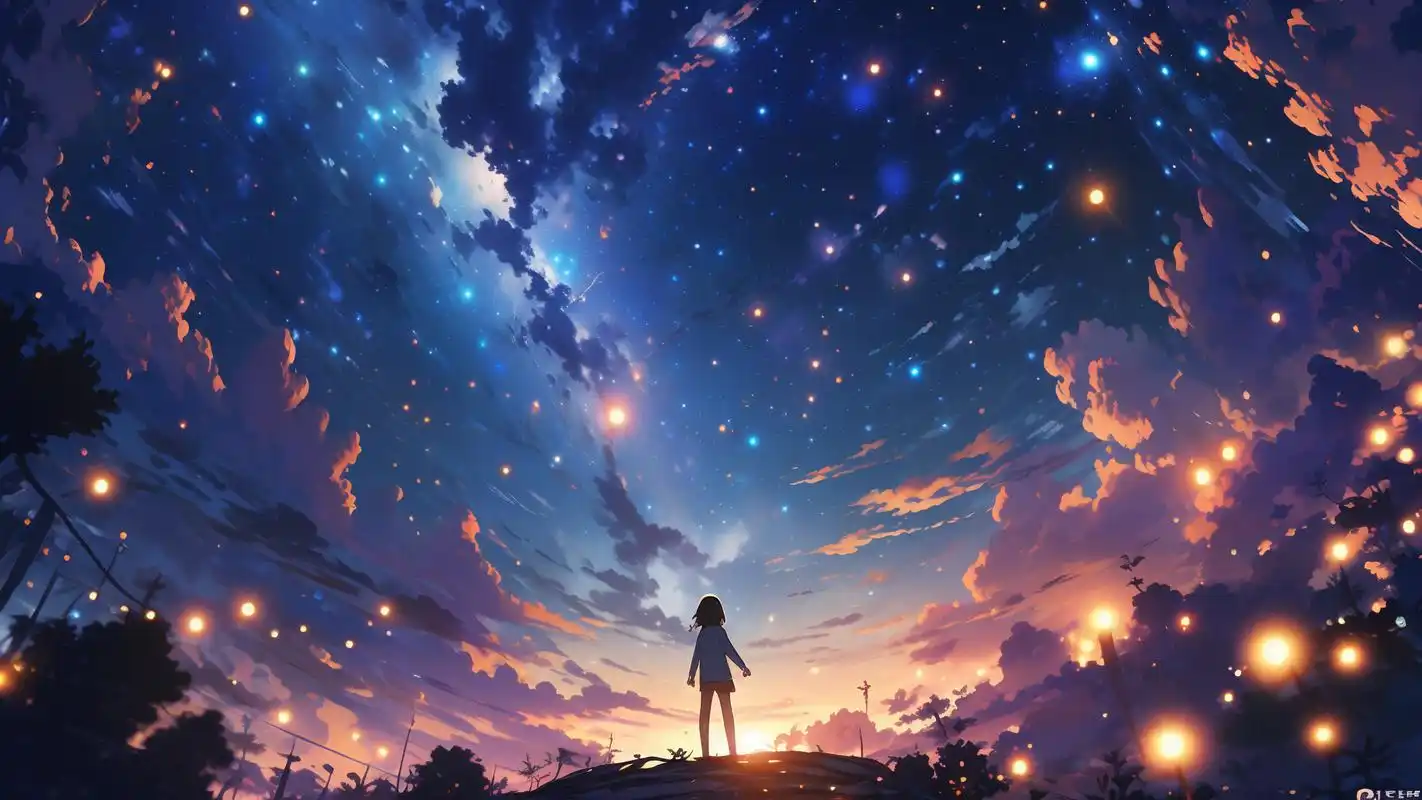 90动漫星空壁纸,美到窒息!