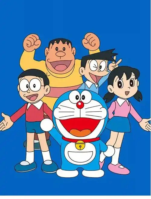 哆啦a梦人偶蓝胖子摆件公仔模型盲盒叮当猫创意走心生日礼物 h款人物