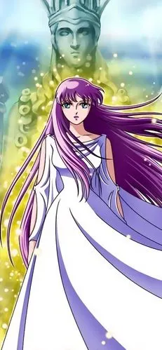 iphonex/xs/max卡通系列壁纸 圣斗士星矢 雅典娜