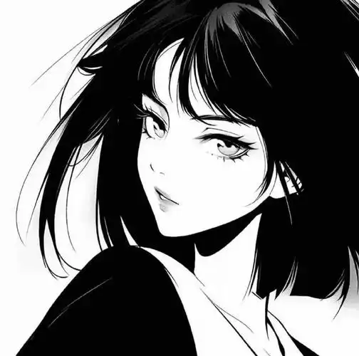 动漫头像|#帅气女生头像#超酷的黑白女头像,自由洒脱,勇敢做自己吧#二