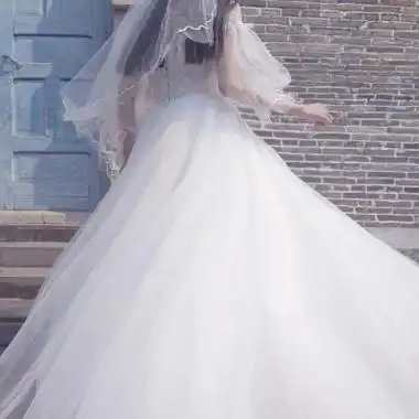 女生半身仙女裙头像图片