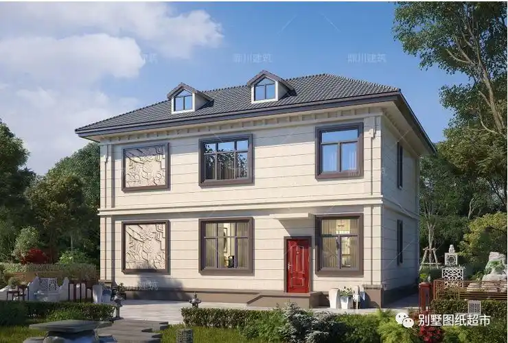 13套新中式二层别墅传统美结合现代化设计清贵典雅美墅如画