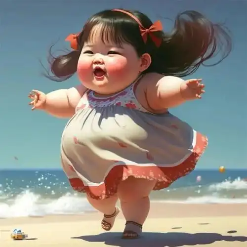 最火胖圆滚滚胖乎乎的可爱女生头像图片