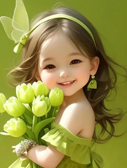 看着就觉得人生值得的小女孩