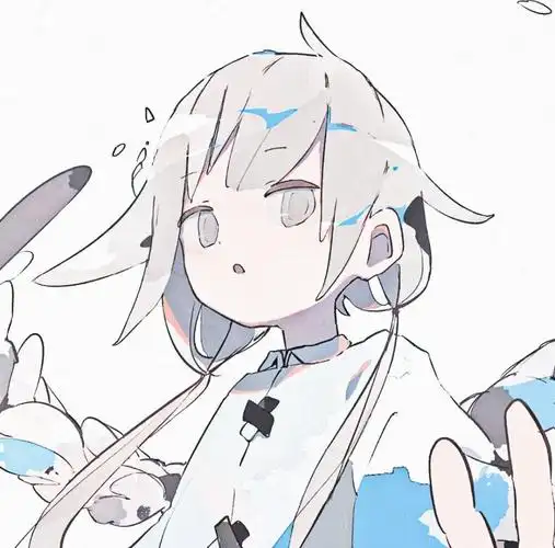 动漫女头可爱简约风