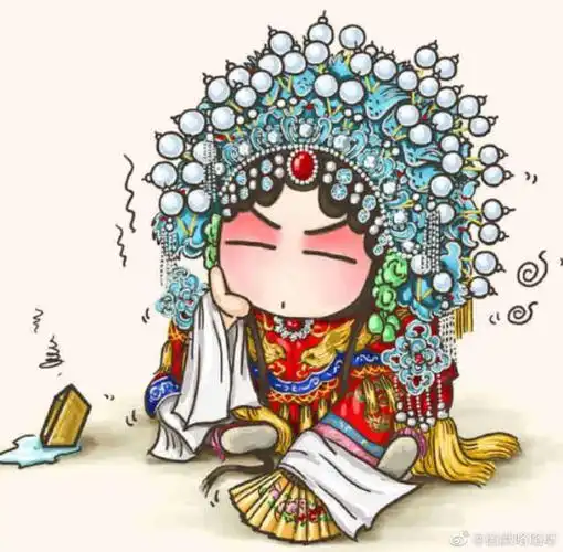 舌尖上的京剧舌尖上的京剧q版插画头像