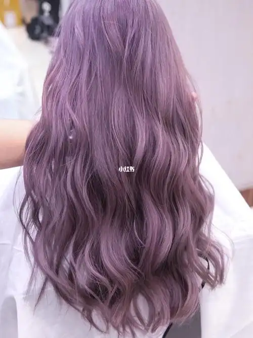 仙女发色薰衣草紫发色