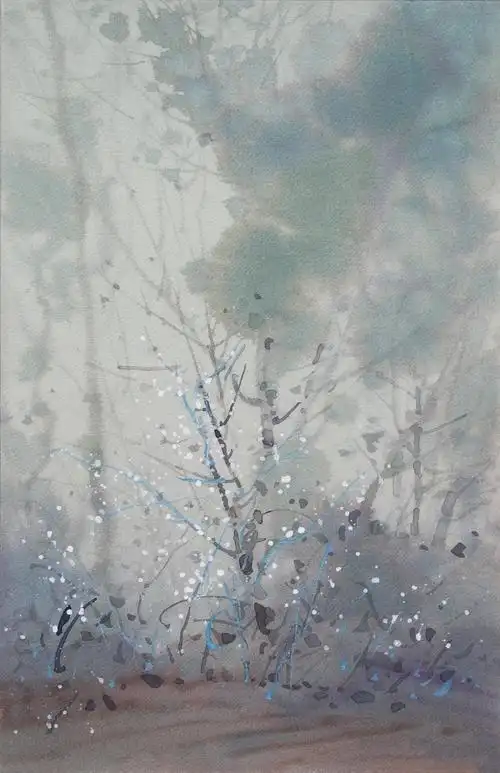 中国水彩画家王涌