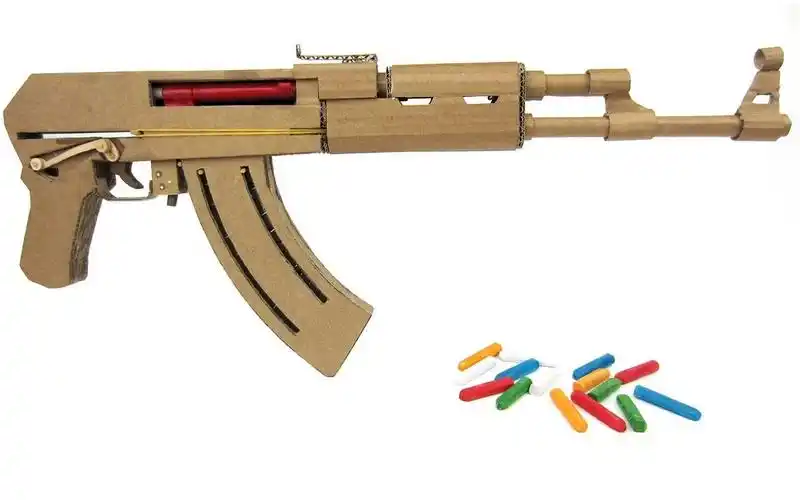 纸板diy | ak47 玩具步枪 制作过程-生活视频-搜狐视频