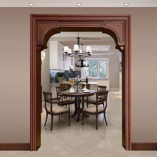 初构想新中式造型垭口室内装修门套线双包边套实木复合烤漆欧式过道