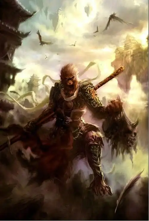 油画《西游记》