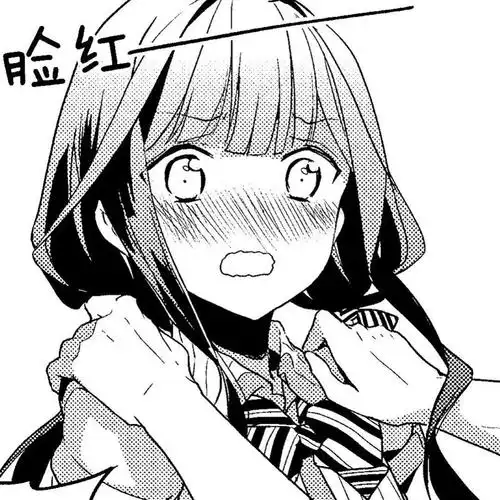 黑白动漫女生头像