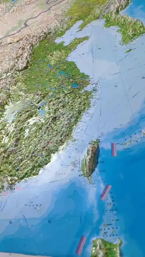 中国地形图#中国地形3d