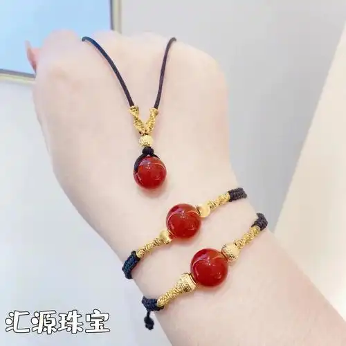 笔记灵感  网红款红玛瑙手链项链,绝绝子"珠"事顺利,有"球"必应快