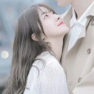 治愈温柔情头真人唯美简约白色干净情侣头像高清图片