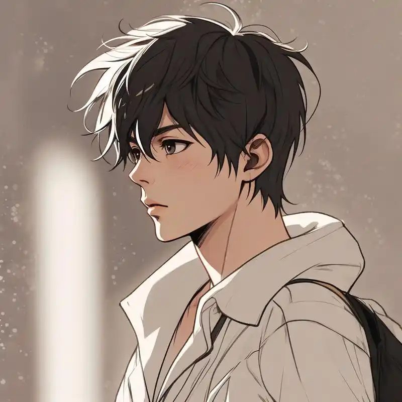 动漫男生侧脸90帅气头像来袭