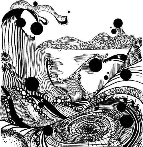 构成包豪斯黑白点线面设计