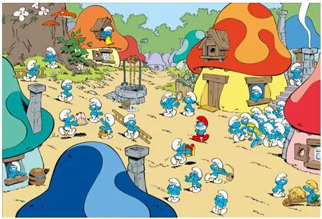 我爱蓝精灵同道小学二年级一班杨力媛