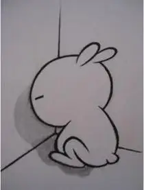 小人简笔画躲在墙角哭的女孩动漫简笔画蹲姿的人简笔画难过蹲墙角简笔