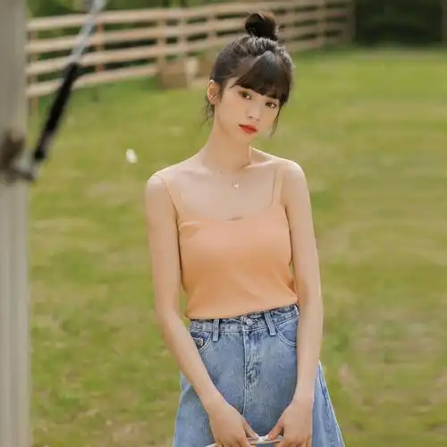 实拍 实价 针织吊带小背心女内搭打底衫显瘦夏百搭外穿网红上衣