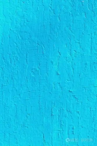 彩绘的木板作为与副本空间背景光源蓝色颜色.剥落的油漆的纹理.