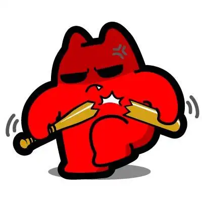 魔鬼猫表情发火