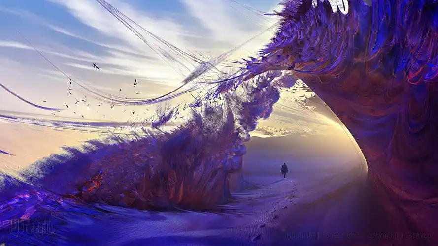 [分形插画]七彩国度 vol.06 (1080p壁纸福利)