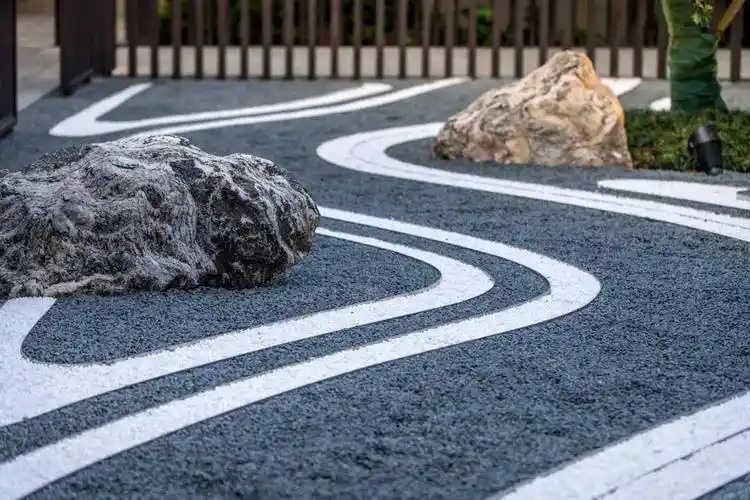 砾石完美应景搭配_碎石_组合_河流