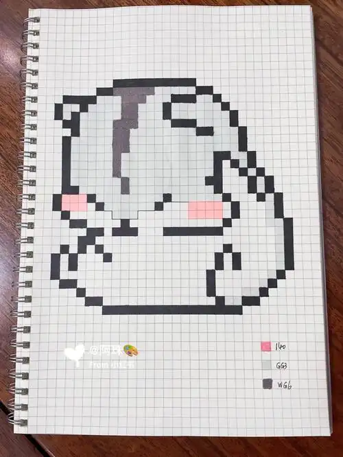 像素画临摹42仓鼠4