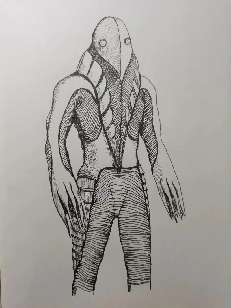 "被狙击的街道"#画画 #画渣日常 #梅特龙星人 #赛文奥特 - 抖音