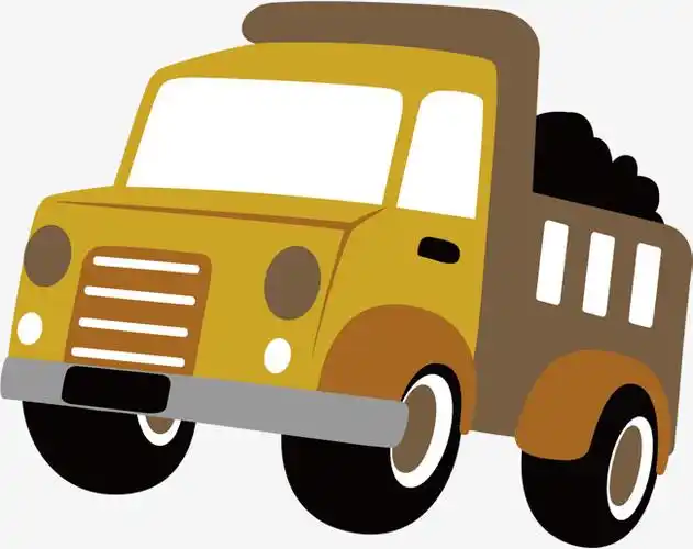 大汽车卡通大货车矢量图下载