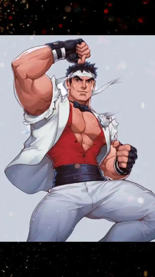 插画#第1集‖肌肉男插画分享