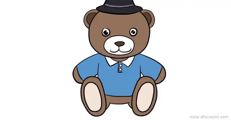 小熊儿童画怎么画 小熊简笔画简单又好看