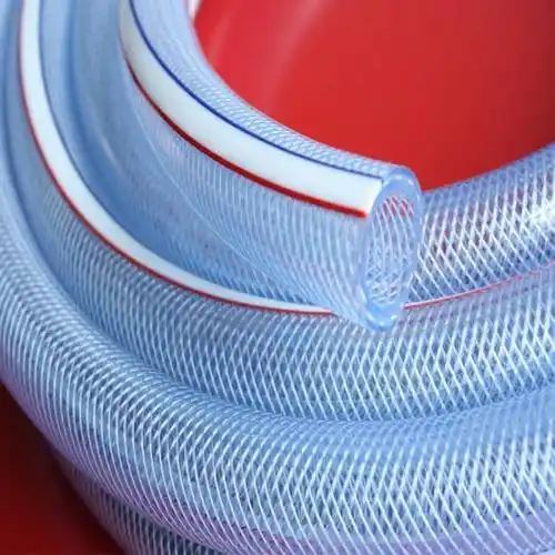 山东潍六厂家pvc纤维增强软管4分6分1寸2寸洗车管防冻花园水管