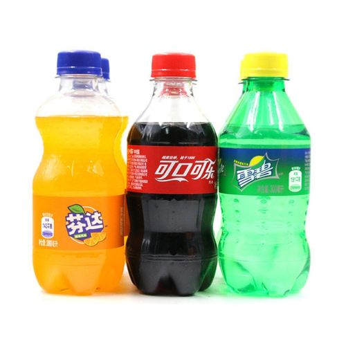 迷你可口可乐雪碧芬达300ml*12瓶汽水组合装碳酸饮料批发整箱 可乐