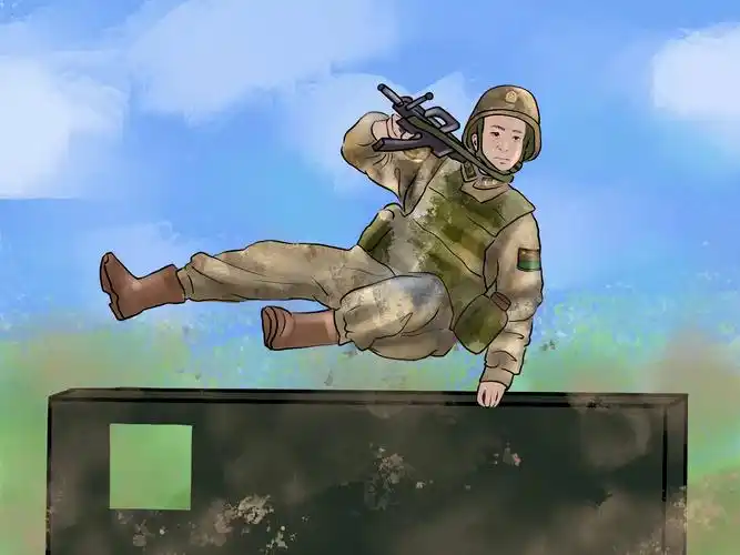 一组漫画/带你领略军人的模样