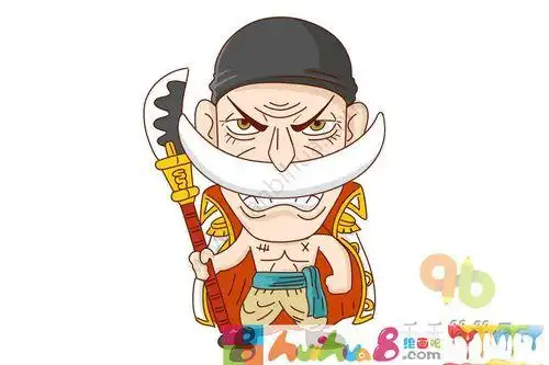 白胡子简笔画图片简笔画海贼王白胡子白胡子简笔画老爷爷长胡子简笔画