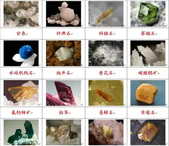 【转载】岩石矿物标准照片