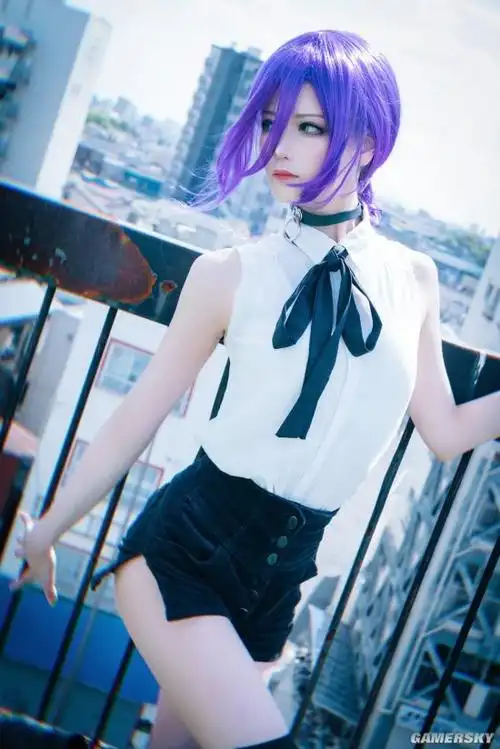 cosplay图赏樱花妹cos电锯人蕾塞性感高冷的炸弹恶魔