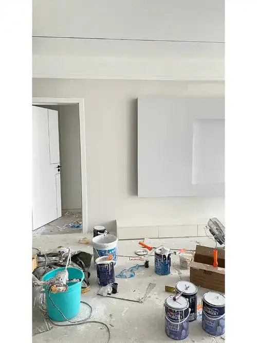 多乐士浅灰色拼浅珠银滩